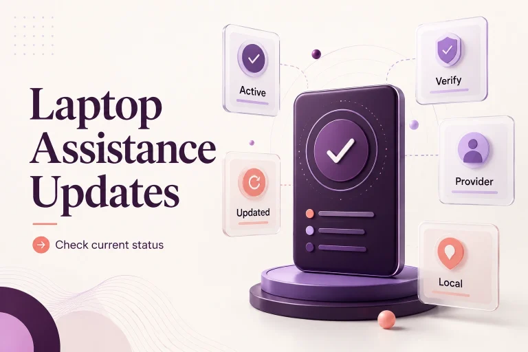 Laptop assistance updates